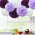 9 Pack Mixed Tissue Paper Pompom Pom Poms Hanging Garland Wedding Party Decor